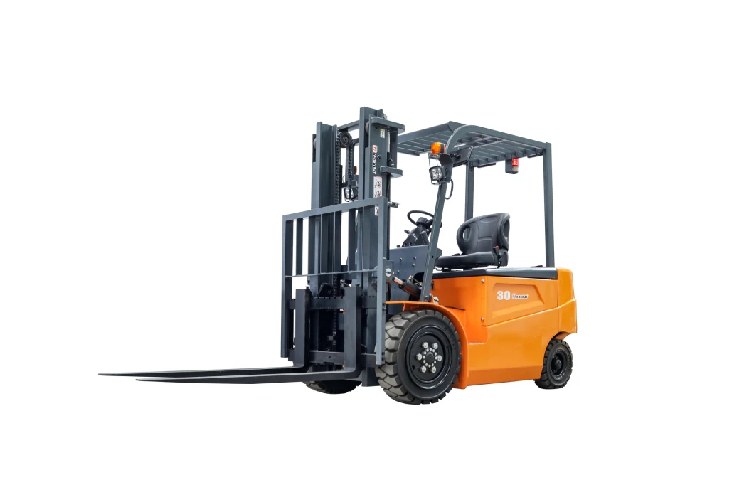 3t 3m Four Wheel Electric Truck Counterbalanced Hydraulic Forklift Sitting Driving Style